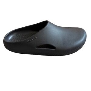 Crocs Mellow Recovery Clog Black Slip On Comfort Mules M 9/ W 11